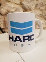 Haro USA BMX logo cup mug SkyWay Raleigh Burner Mongoose GT Bikes Hutch