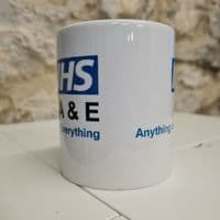 Health Service A and E Cup Mug Anything and Everything fun Ambulance Nurse Doc