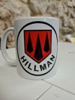 Hillman Motors Logo Cup Mug Classic car Gift Present Imp Minx Hunter Rootes