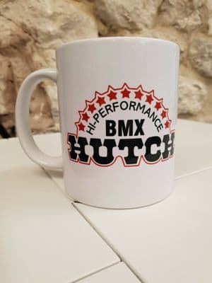 Hutch BMX logo cup mug SkyWay Raleigh Burner Mongoose GT Bikes Haro