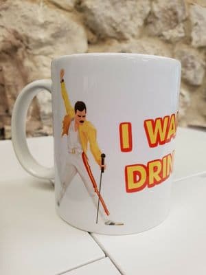 I Want to Drink Tea Freddie Mercury Queen Cup Mug funny gift fan brew Amazing