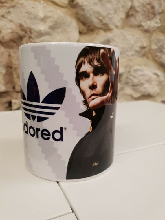 Ian Brown Adored Madchester Cup Mug Stone Roses Hacienda Factory Records