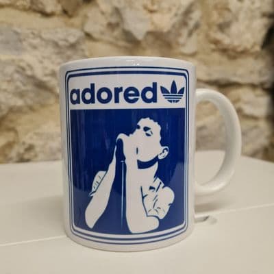 Ian Curtis Adored Madchester Cup Mug Joy Division Hacienda gift Love will tear