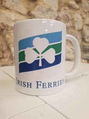 Irish Ferries logo mug cup ferry ferries