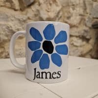 James the band Daisy Cup Mug Tim Booth Sit Down Born of Frustration Come Home