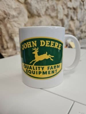 John Deere Quality Farm Equipment 1950s Cup Mug Farmer Agriculture Gift Present