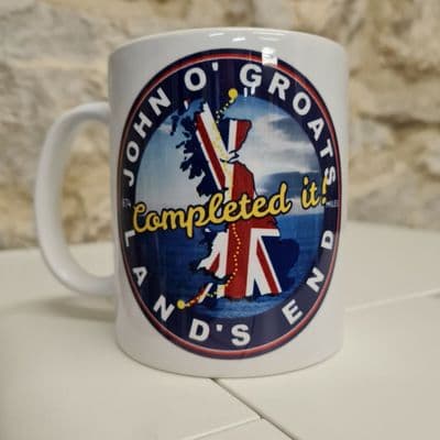 John O Groats to Lands End Lejog Challenge mug cup 