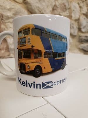 Kelvin Scottish Bus Group Cup Mug Routemaster Pollock SBG in full livery
