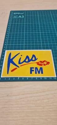 Kiss FM Radio STICKER Decal for car, laptop, any surface ILR 80s 90s