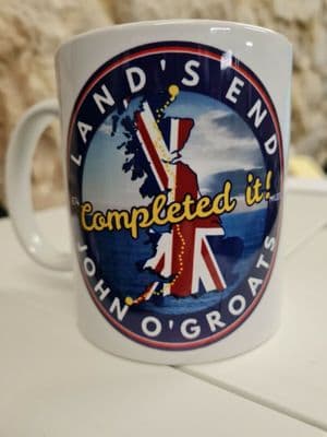 Land's End to John O Groats Lejog Challenge mug cup 