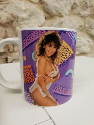 Linda Lusardi Page 3 Three Superstars Cup Mug Linda Lusardi 1980s glamour model