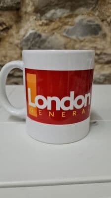 London General Bus Cup Mug 1990s Buses