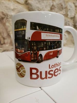 Lothian Scottish Bus Cup Mug Edinburgh Buses Driver perfect gift