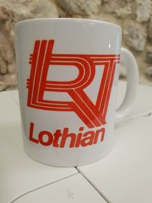 LRT Lothian Region Transport Bus logo Cup Mug Scottish Edinburgh