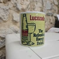 Lucozade Soft Drinks retro pop Mug Cup 1970s 70s nostalgic Quatro