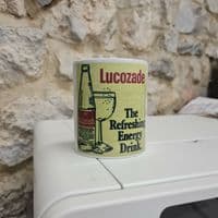 Lucozade Soft Drinks retro pop Mug Cup 1970s 70s nostalgic Quatro