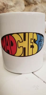 Madchester Cup Mug Factory Records Happy Mondays Hacienda Tony Wilson