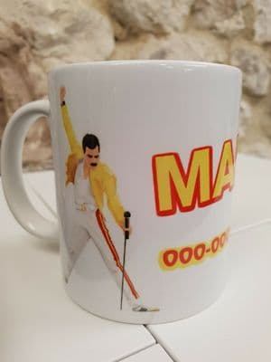 Mama! Oooh Freddie Mercury Queen Cup Mug funny mothers day birthday gift mum