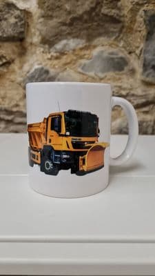 MAN Salt Spreader Gritter Truck Lorry Cup Mug