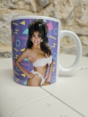 Maria Whittaker Page 3 Three Superstars Cup Mug 1980s glamour model