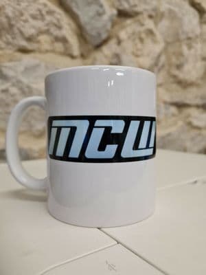 MCW logo mug cup Metrorider Metrorider Metro Cammell Weymann bus manufacturers