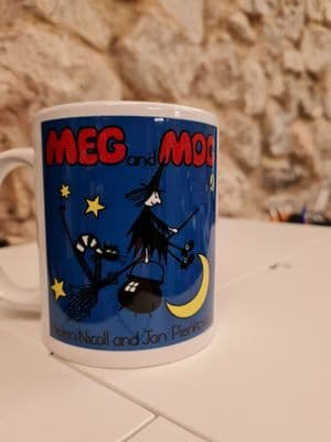 Meg and Mog mug cup retro nostalgia
