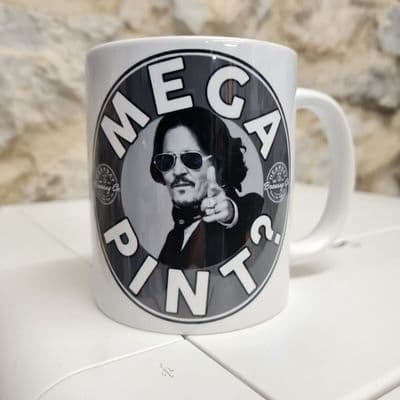 Mega Pint ?  Hearsay Tavern Cup Mug Johnny Depp Amber Heard Defamation Trial