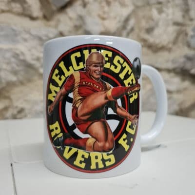 Melchester Rovers Football Club logo Cup Mug Roy Race of the Rovers ROTR
