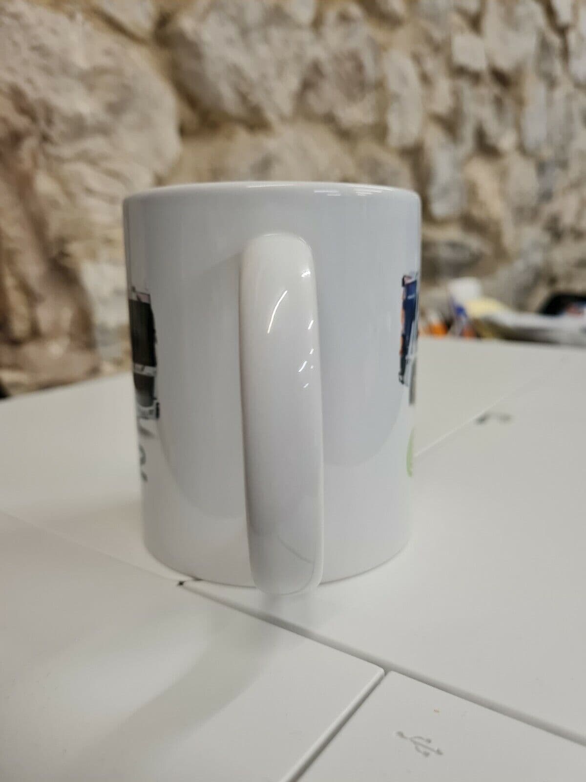 Mercedes Suez Refuse Truck Bin Lorry Cup Mug