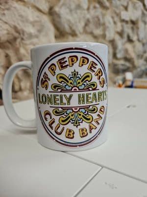 Merseybeat 60s pop group Mug Cup Liverpool style Liverpudlian