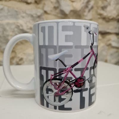 Meteor-Lite BMX 1980s era style Cup Mug Raleigh Burner old school