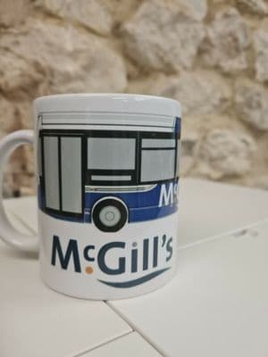 MgGills Strathclyde Transport Buses Cup Mug featuring logo Glasgow bus