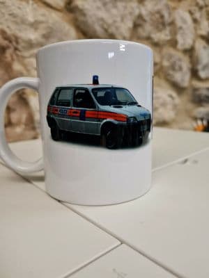 Mini Metro Police Car Cup Mug Classic Gift Present Rover City Austin