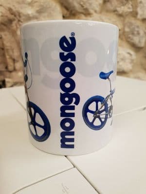 Mongoose Supergoose BMX 1982 cup mug Sky Way Raleigh Burner Skyway TA old school