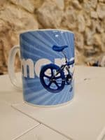 Mongoose Supergoose Chrome BMX 1982 cup mug Sky Way Raleigh Burner Skyway TA