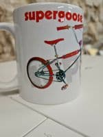 Mongoose Supergoose Chrome BMX 1983 cup mug Sky Way Raleigh Burner Skyway TA