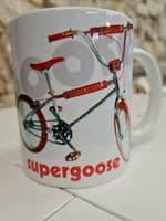 Mongoose Supergoose Chrome BMX 1983 cup mug Sky Way Raleigh Burner Skyway TA