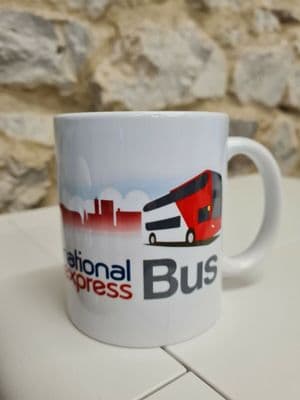 National Express Bus Graphic Cup Mug buses driver enthusiast