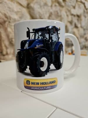 New Holland T7 Tractor Cup Mug Farmer Agriculture Gift Present