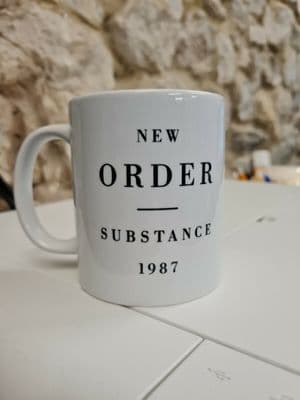 New Order Substance 1987 Cup Mug Factory Records