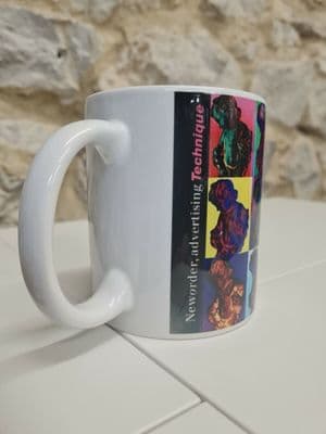 New Order Technique advertising Cup Mug Factory Records
