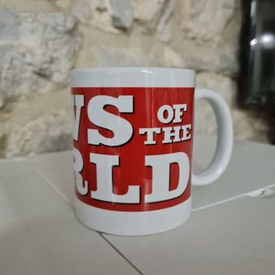 News of the World Logo inspired Cup Mug Sunday Newspaper Sun on Sunday