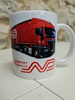 Norbert Dentressangle MAN lorry with logo Cup Mug truck perfect gift