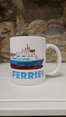 North Sea Ferries Norbank mug cup ferry