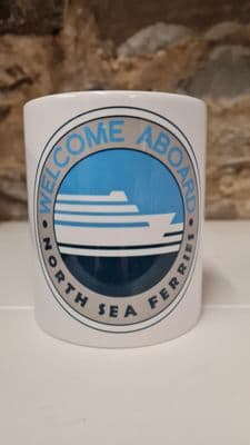North Sea Ferries Welcome Aboard mug cup ferry