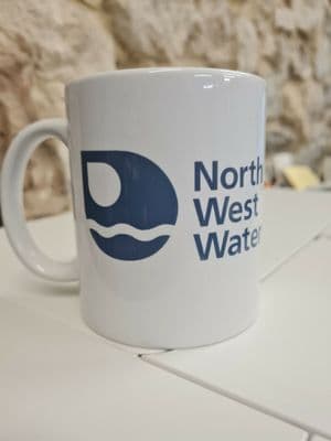 North West Water mug cup retro nostalgia 1970s 1980s 1990s logo United Utilities