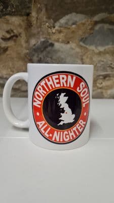 Northern Soul All-Nighter Mug Cup Wigan Casino Twisted Wheel Keep The Faith