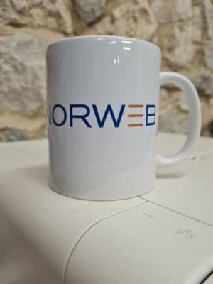 Norweb mug cup retro vintage nostalgia 1980s 1990s logo North West Electricity