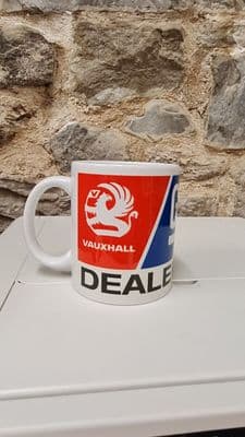 Opel GM motors Vauxhall Dealer Sport retro style mug rally cup cars