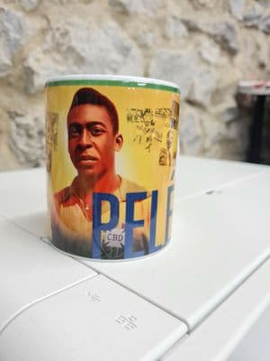 Pele Brazil Cup Mug Greatest footballer of all time Brasil World Cup Final